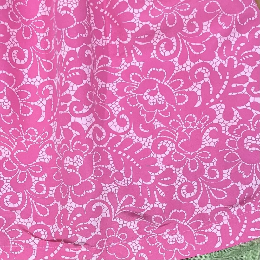 GAP pink lace